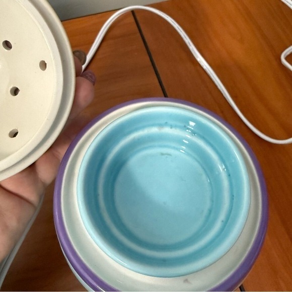 Scentsy Easter Egg Full Size Wax Warmer Plug In Tested Working Pastel Spring - Picture 5 of 7